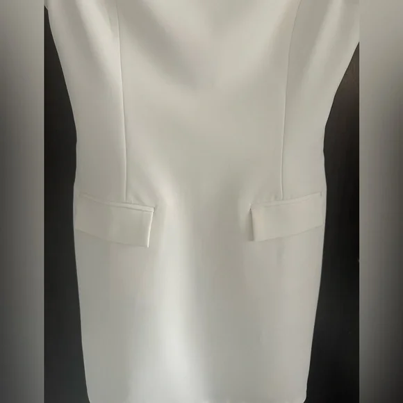 Brand new white A-line mini dress - Picture 2 of 4